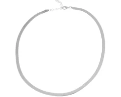 Collana piatta argento Selezione zanolli