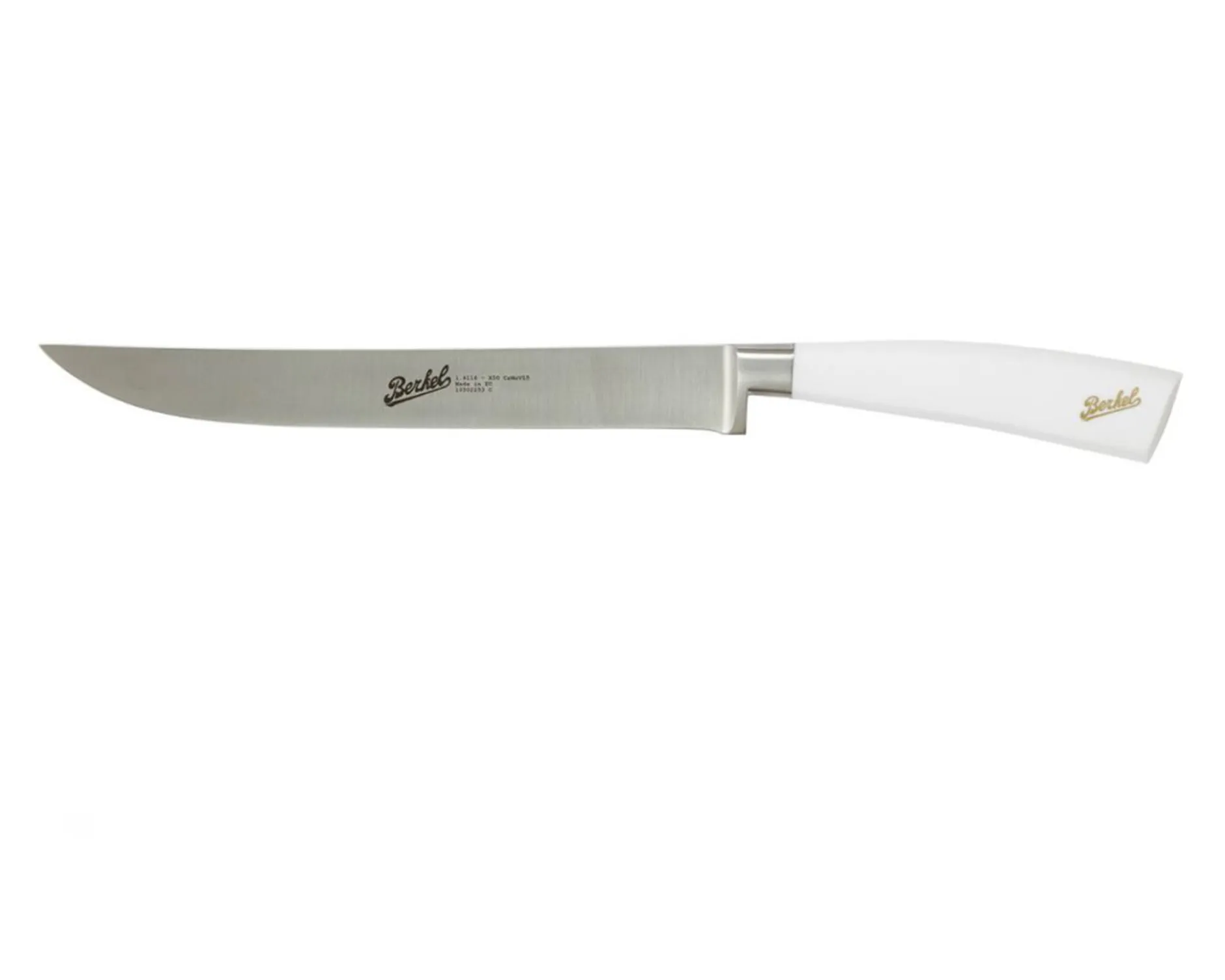 Coltello arrosto elegance acciaio con manico bianco Berkel