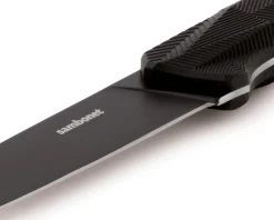 Coltello bistecca black edge acciaio Sambonet