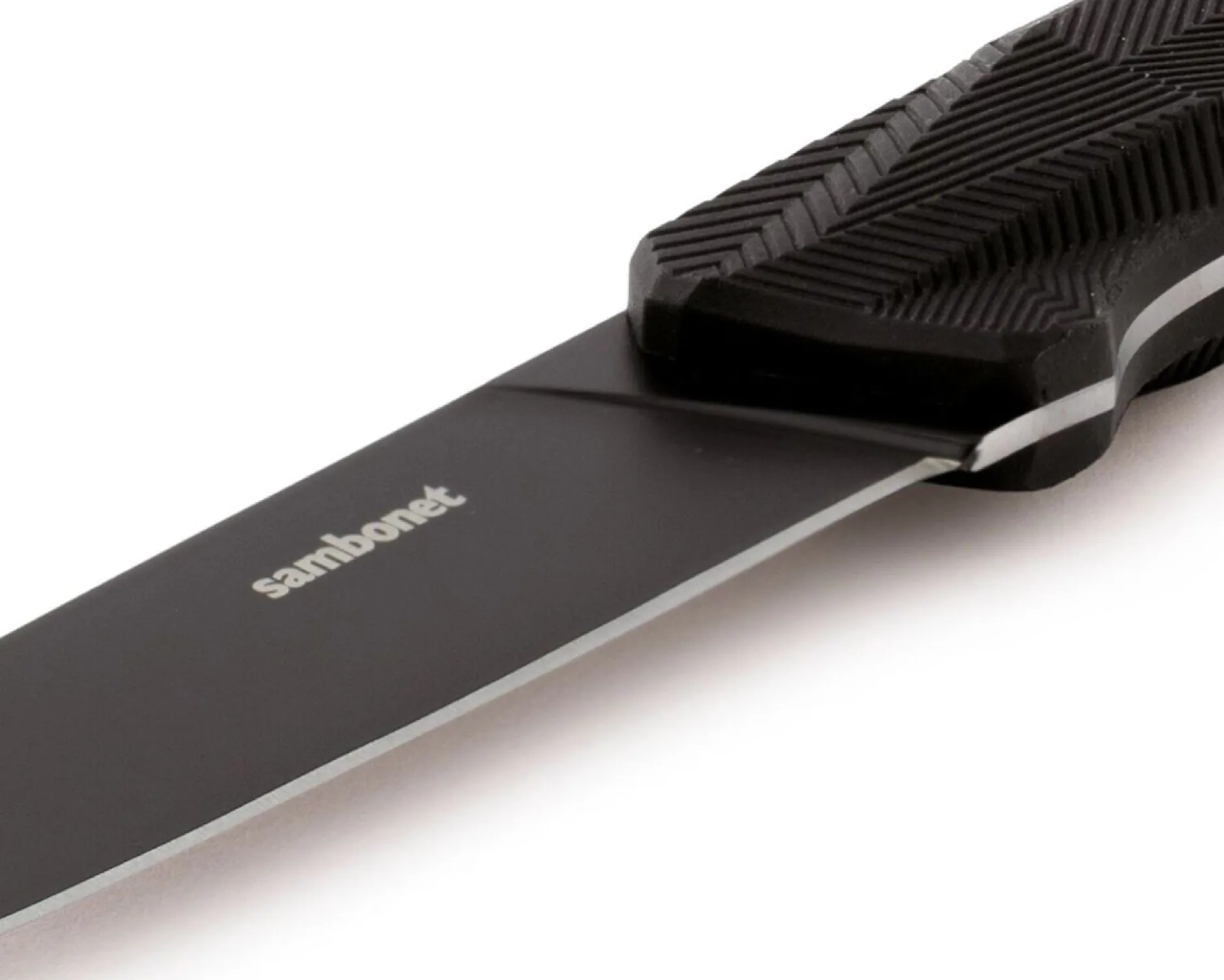 Coltello bistecca black edge acciaio Sambonet
