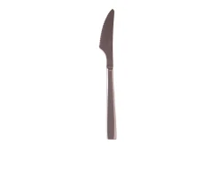 Coltello bistecca flat black acciaio Sambonet