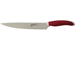 Coltello filetto teknica acciaio con manico rosso Berkel