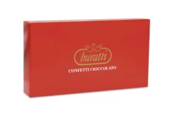 Confetti cioccolato rosso in confezione da 1 kg Buratti