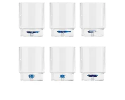 Confezione di bicchieri tumbler teca mare decori assortiti 6 pezzi Zafferano