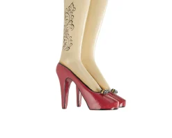 Console table lady's legs dipinta a mano Tom's drag
