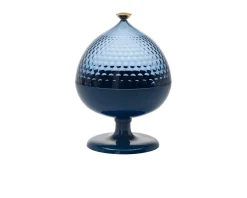Contenitore pumo azzurro e blu Kartell