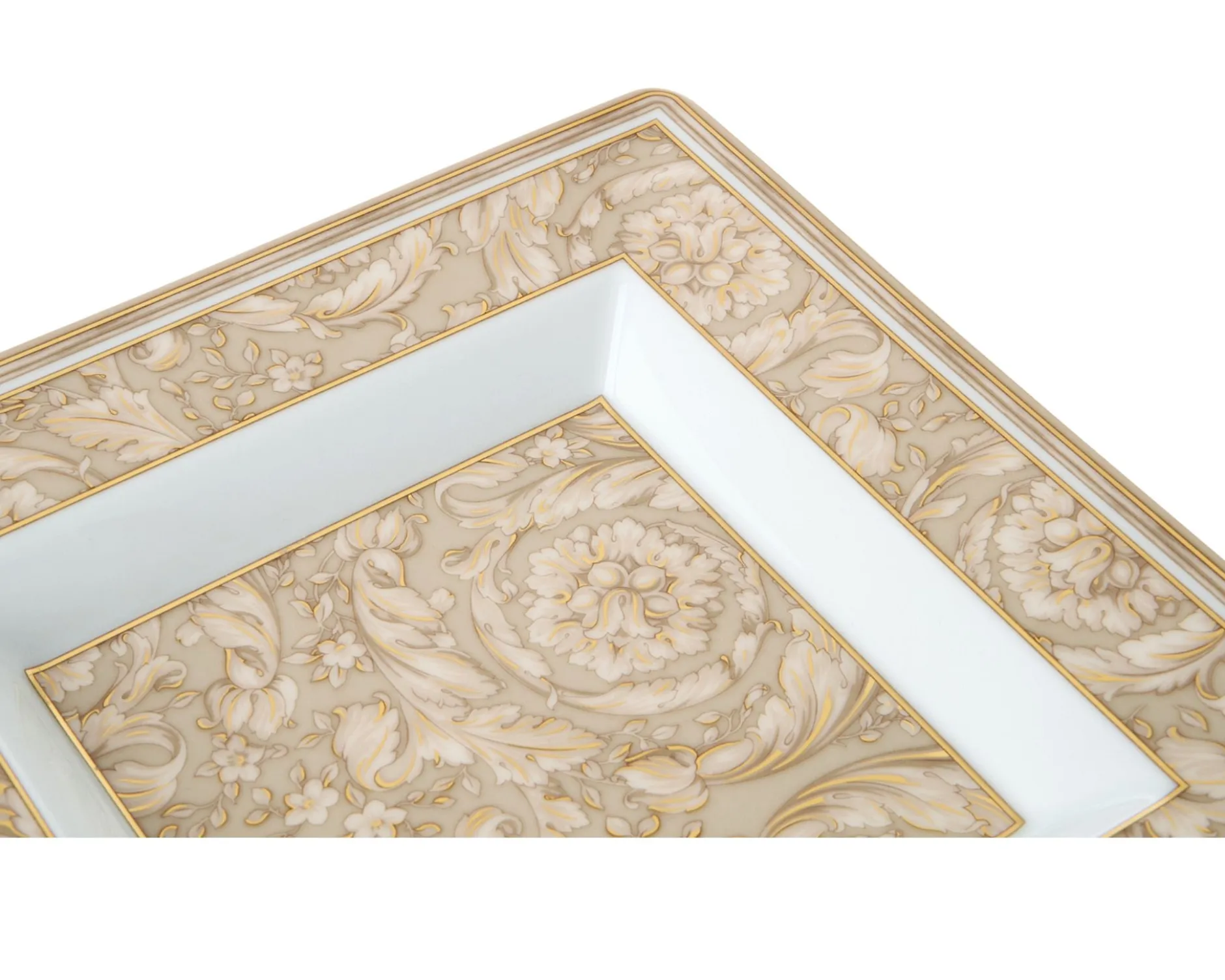 Coppa barocco beige porcellana Versace
