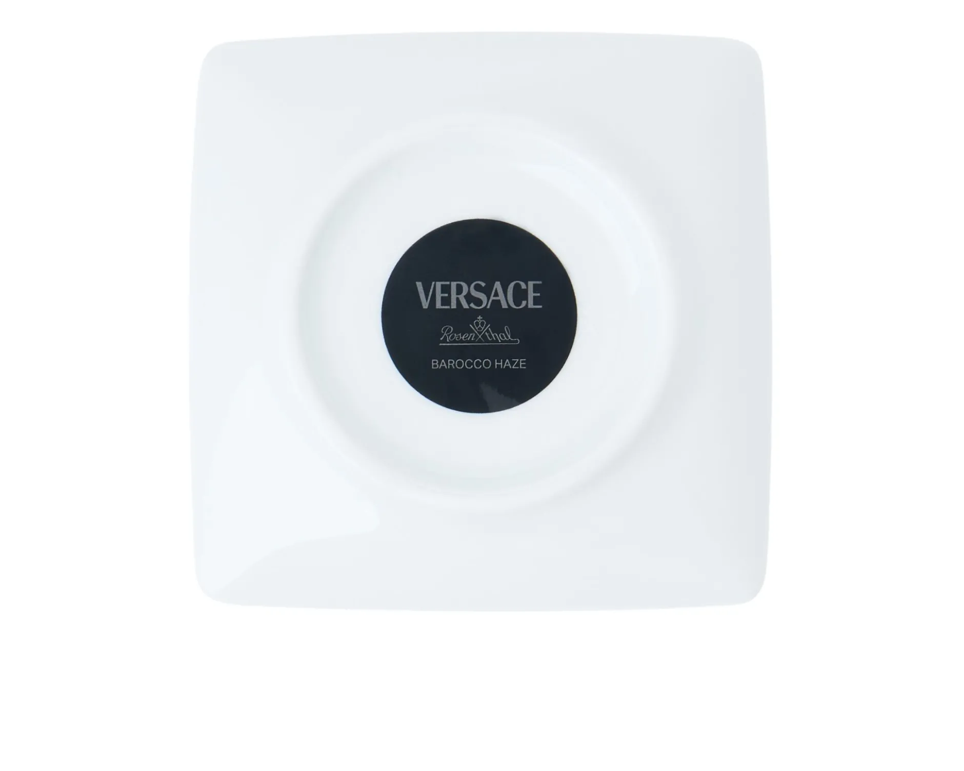 Coppa quadra piana barocco haze porcellana Versace