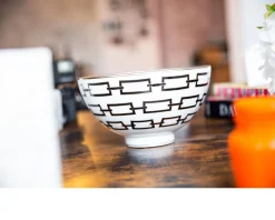 Coppa tonda catene nero porcellana Richard ginori