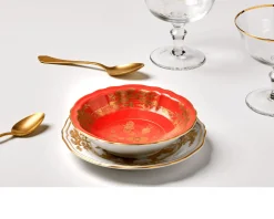 Coppetta oriente italiano rubrum porcellana Richard ginori
