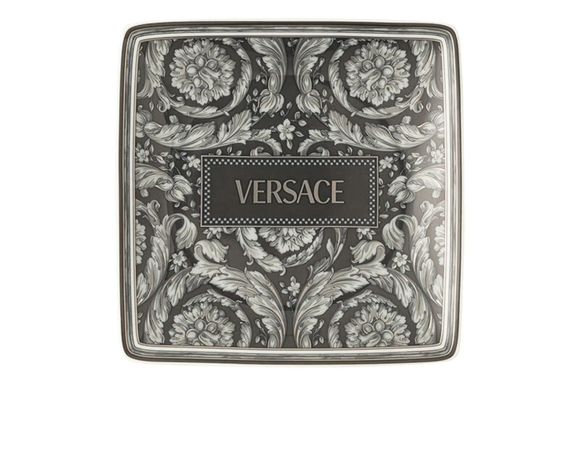 Coppetta quadra piana barocco haze porcellana Versace