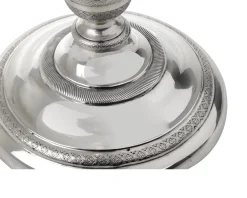 Coppia di candelabri argento genova (ita) 1824-1873 Selezione zanolli
