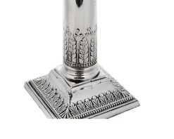 Coppia di candelieri argento sheffield (gb) fine xix secolo Selezione zanolli
