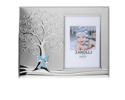 Cornice albero della vita argento pvd celeste Selezione zanolli