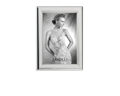 Cornice argento a fascia bombata lucida Selezione zanolli