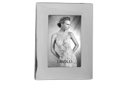 Cornice argento a fascia liscia Selezione zanolli