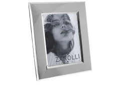 Cornice argento a fascia liscia Selezione zanolli