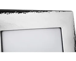 Cornice argento a fascia martellata Selezione zanolli
