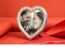 Cornice argento a forma di cuore Selezione zanolli