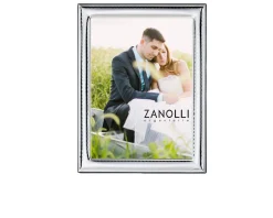 Cornice argento bilaminato a fascia lucida Selezione zanolli