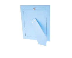 Cornice orsetto sleepy argento pvd con decorazione celeste Selezione zanolli