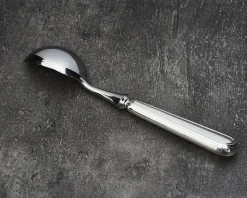 Cucchiaino gelato argento in stile inglese usato ricondizionato Zanolli vintage