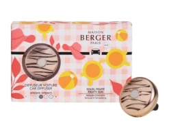 Diffusore auto estivale con ricarica soleil fruite Maison berger paris