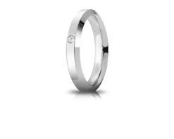 Fede hydra oro 750‰ con diamante Unoaerre