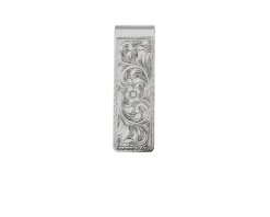 Fermasoldi argento con incisione Selezione zanolli