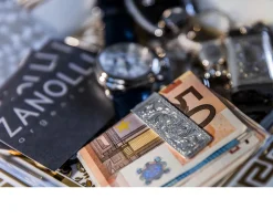Fermasoldi argento con incisione Selezione zanolli