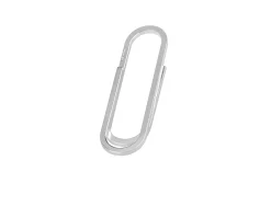 Fermasoldi ideale argento a filo quadro Selezione zanolli