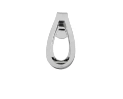 Fermasoldi ideale argento con tondo Selezione zanolli