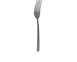 Forchetta tavola linear black acciaio Sambonet