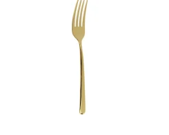 Forchetta tavola linear gold acciaio Sambonet