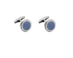 Gemelli argento con ghiera grigia Selezione zanolli