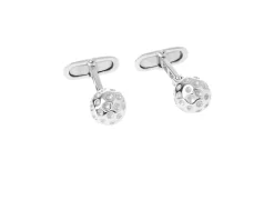 Gemelli argento platinato pallina golf Selezione zanolli