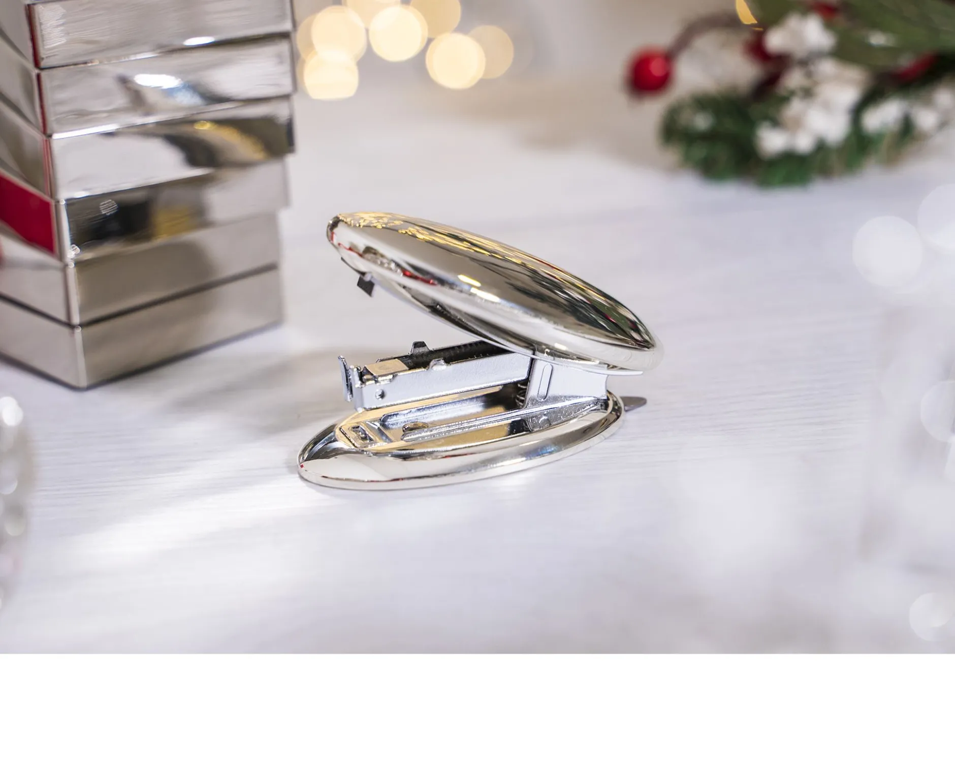 Graffatrice silver plated Selezione zanolli