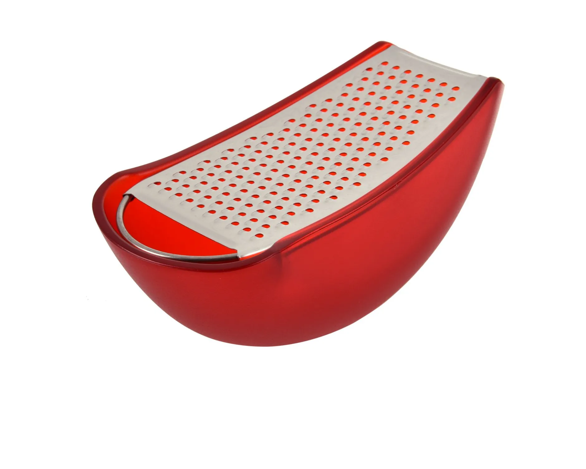 Grattugia parmenide acciaio rosso Alessi