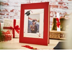 Idea regalo laurea album laurea argento pvd con cornice Selezione zanolli