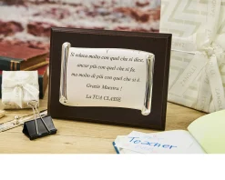 Idea regalo laurea targa pergamena con supporto in legno Selezione zanolli