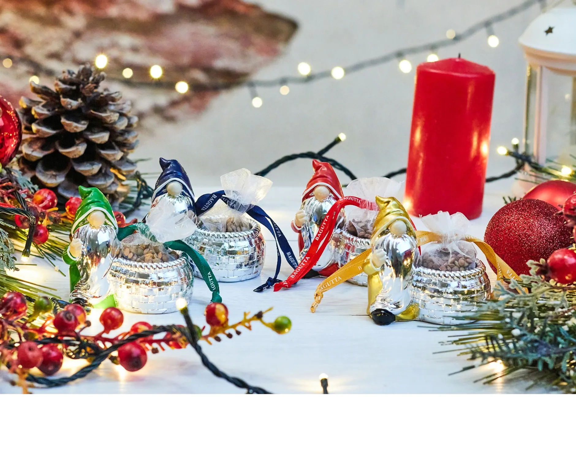 Idea regalo natale babbo natale con lenticchie verde Selezione zanolli