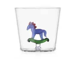 Idea regalo natale bicchiere tumbler cavallo a dondolo sweet & candy Ichendorf