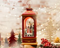 Idea regalo natale lanterna babbo natale bianca Selezione zanolli
