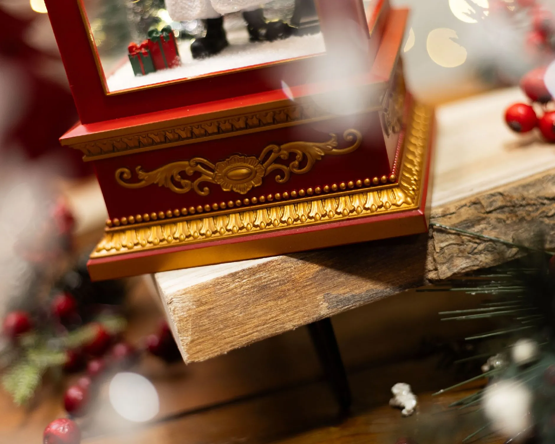Idea regalo natale lanterna babbo natale bianca Selezione zanolli