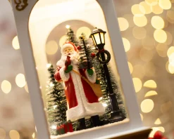 Idea regalo natale lanterna babbo natale rossa Selezione zanolli