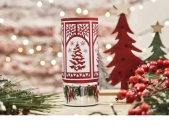Idea regalo natale lume di natale rosso con luce led Selezione zanolli