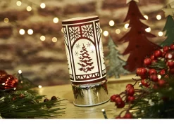 Idea regalo natale lume di natale rosso con luce led Selezione zanolli