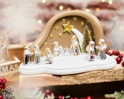 Idea regalo natale presepe e stella cometa con luce led Selezione zanolli