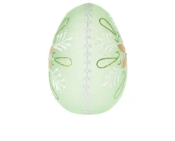 Idea regalo pasqua uovo luminoso decorato verde con luce led Selezione zanolli