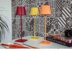 Lampada da tavolo a led troll 2.0 arancio Sompex